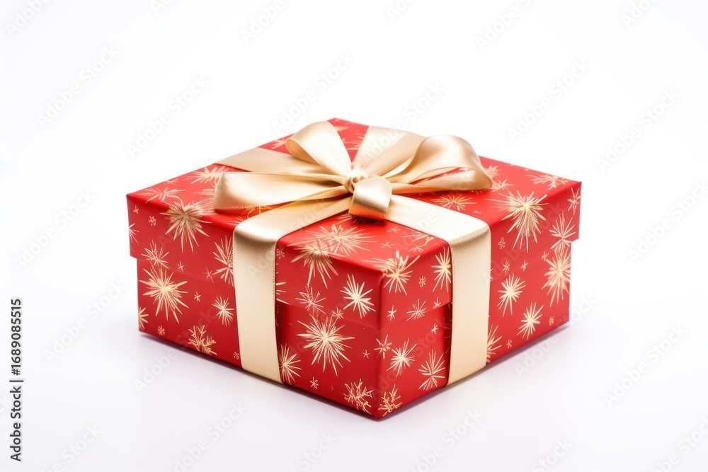 Obraz premium Gift box white background celebration.