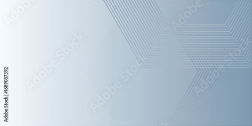 Abstract Blue Geometric Background with Dynamic Linear Patterns and Gradient Design eps10