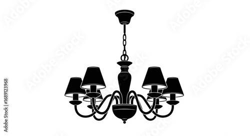 chandelier icon, ceiling light vector, elegant chandelier illustration, luxury lighting fixture, decorative lamp symbol, classic chandelier graphic, home decor lighting vector, interior design light i