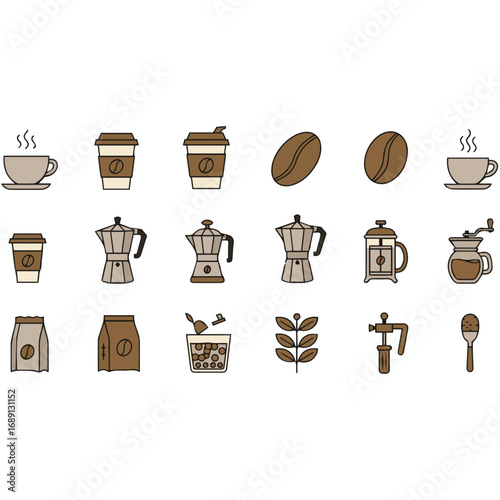 coffee cup icons