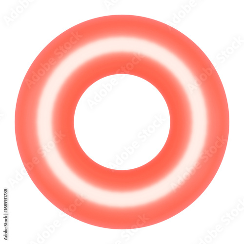 3D Modeling Ring Candy Icon Red Light