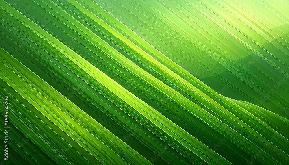 Obraz premium Abstract green diagonal lines