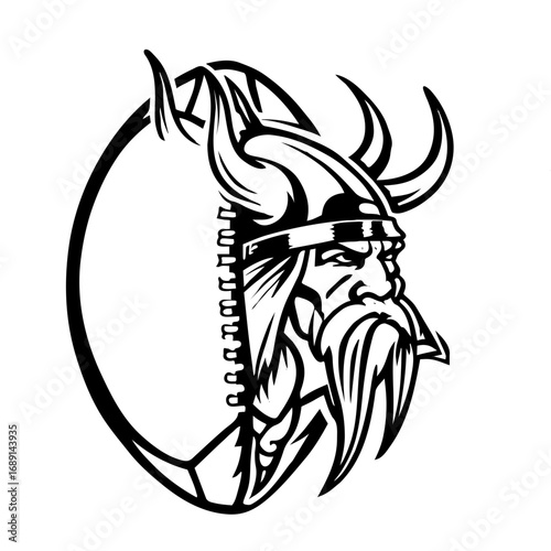 Vikings American football emblem