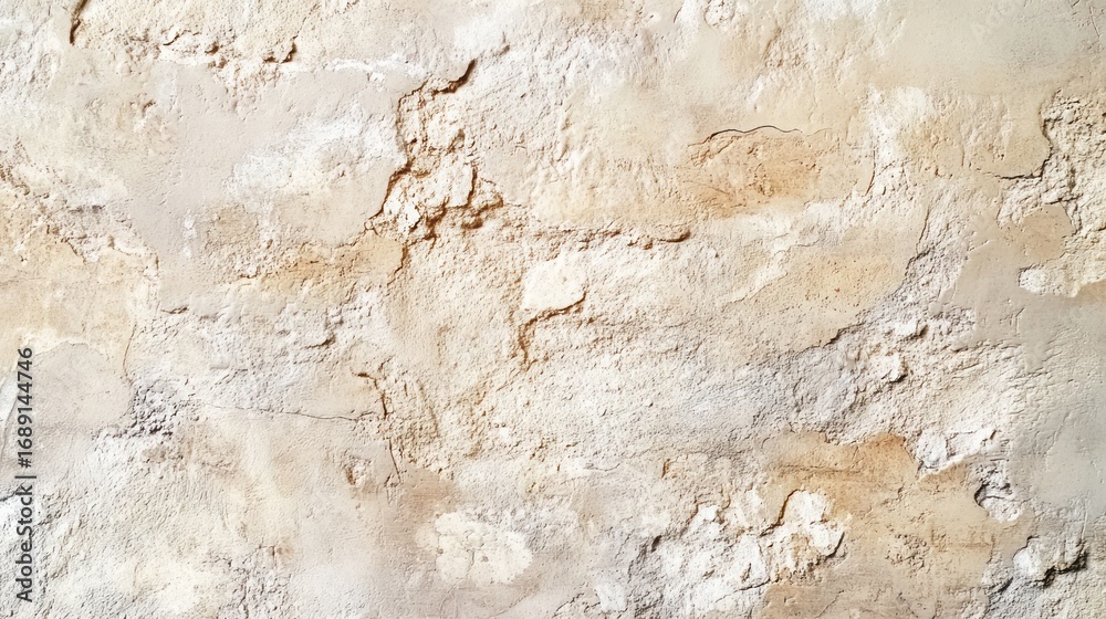 Fototapeta premium Old Brick Wall with Light Beige Brown Pastel Texture, Soft Background for Design and Article Illustration.