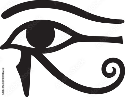 Ancient Egyptian Eye of Horus Vector Design