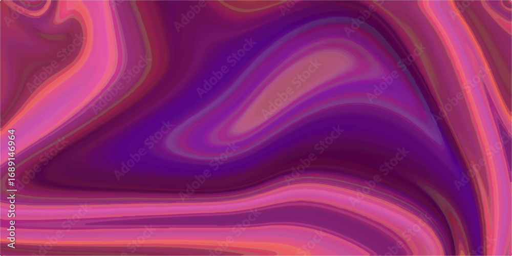 Fototapeta premium An abstract, flowing pink and purple silk fabric with a soft, wavy texture and smooth, luxurious satin finish
