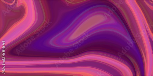 An abstract, flowing pink and purple silk fabric with a soft, wavy texture and smooth, luxurious satin finish