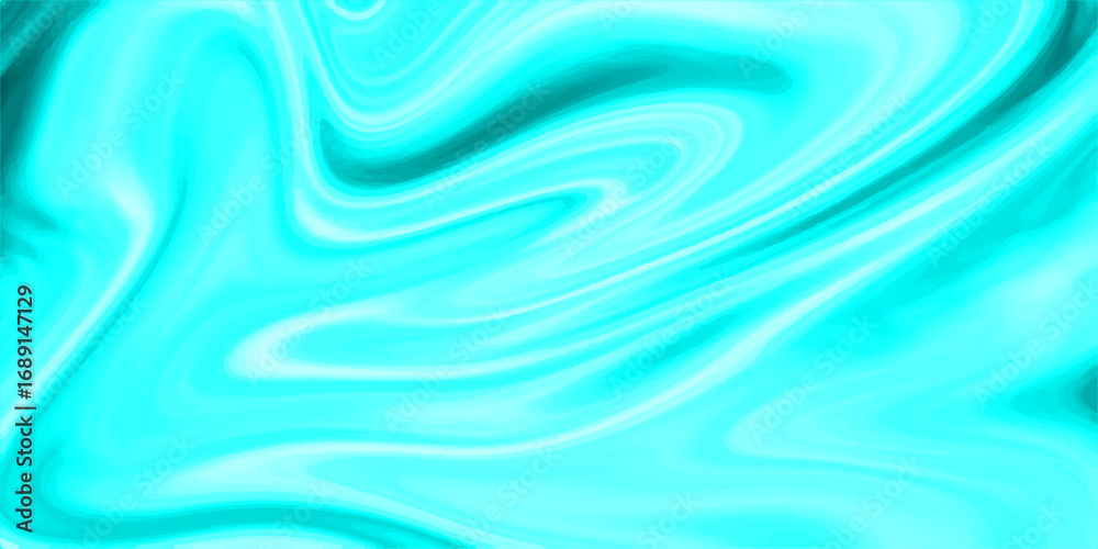 Fototapeta premium An abstract blue silk background with a flowing wave pattern and soft satin texture