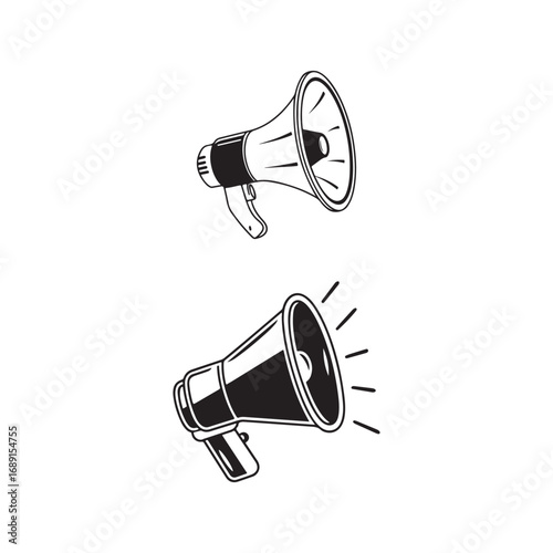 Megaphone Collection Loudspeaker Icons