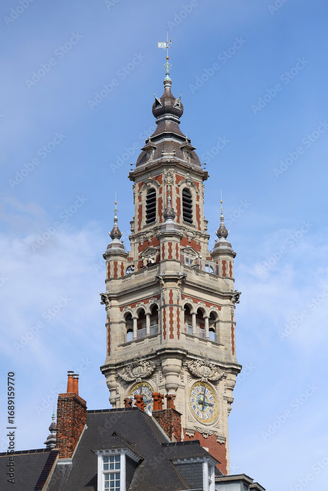 Fototapeta premium Le beffroi de la CCI à Lille