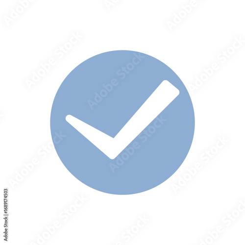 Vector check mark on checkbox icon, bullet point icon