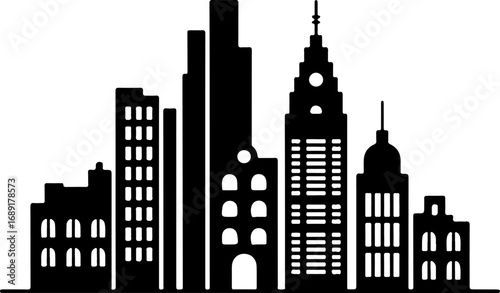 City silhouette vector illustration