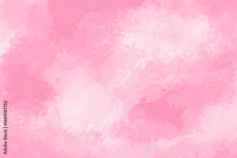 Fototapeta premium Soft pink watercolor abstract background with white brush strokes. Elegant and gentle pastel texure suitable for wedding invitation, romantic card, feminine branding, packaging, and decorative design