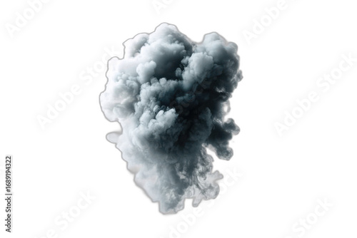 Abstract Smoke Cloud Isolated Background for Graphic Design