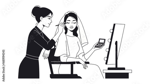 Two women collaborating at a computer one assisting the other with a task