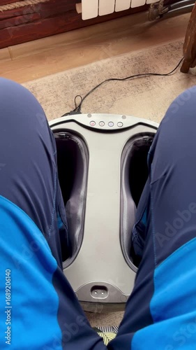 Wallpaper Mural Relaxation Takes Center Stage With Soothing Foot Massage at Home After a Long Day Torontodigital.ca