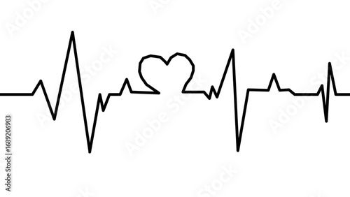 cardiograph heartbeat VECTOR