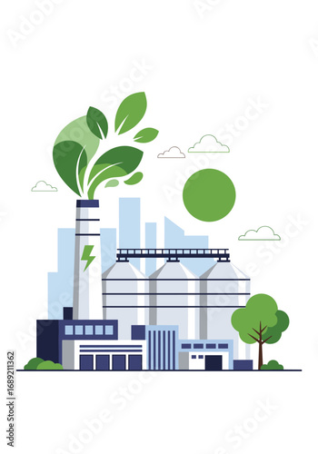 Sustainable industrial power generation with green energy solutions for a cleaner future