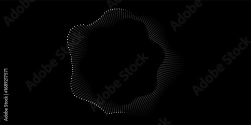 Spiral sound wave rhythm line dynamic abstract vector background eps 10