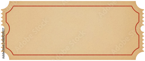 Vintage Ticket or Coupon Voucher Illustration
