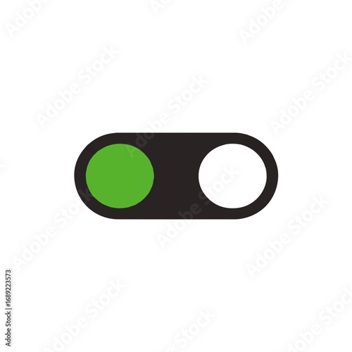 Flat Design On Off Switch User Interface Control Vector