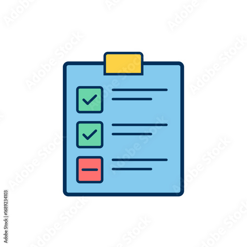 Free Download Taskboard Checklist Vector Illustration – To-Do List and Planning Concept - GFXLoad