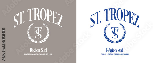 Vector Artwork In Varsity Style, Perfect For T-shirts And Sweatshirts