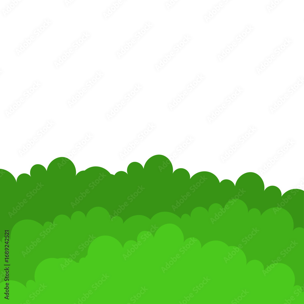 Obraz premium Bush Flat Illustration