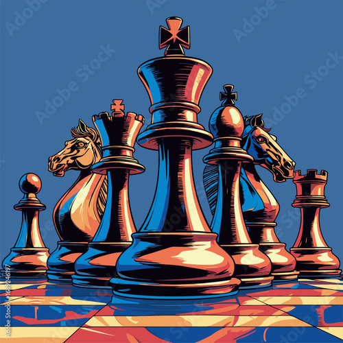 chess pawn vector