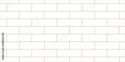 White brick background texture. White brick pattern and white background wall brick.	