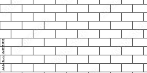White brick background texture. White brick pattern and white background wall brick.	