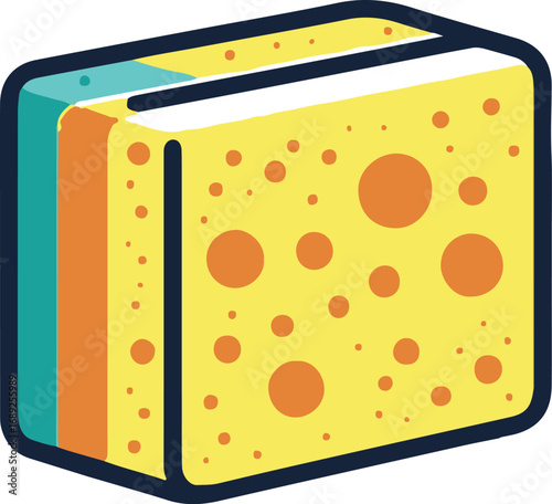 sponge for washing or cleaning