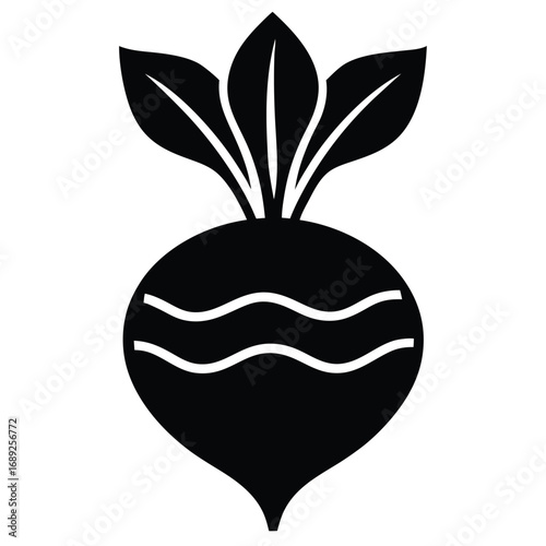 kohlrabi vector icon
