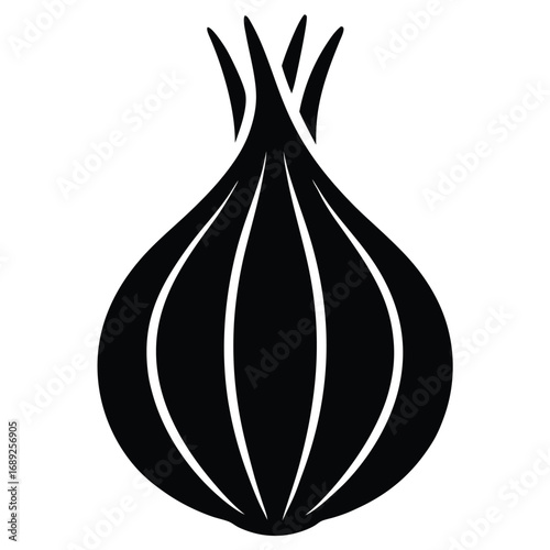 fennel bulb vector icon