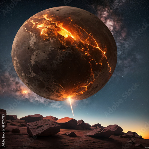 the shattered big planet