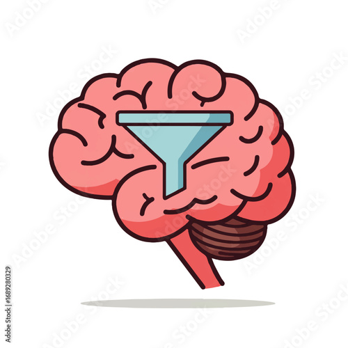 Brain Funnel Information Processing Mind Filter