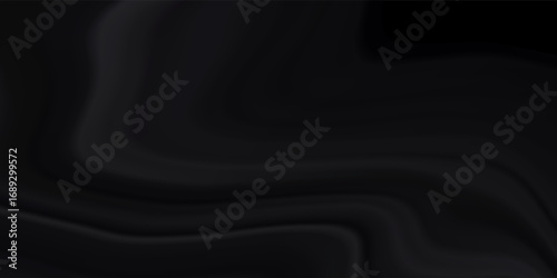 Black luxury fabric background with copy space