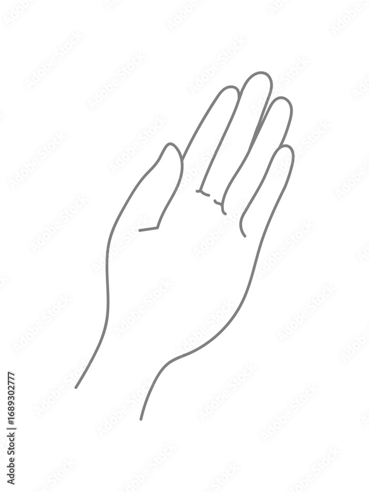 Obraz premium 手 イラスト