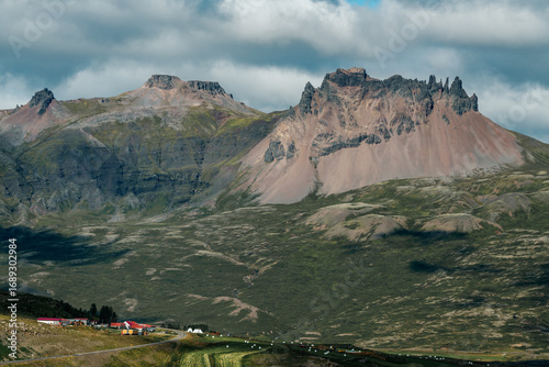 view of the mountains