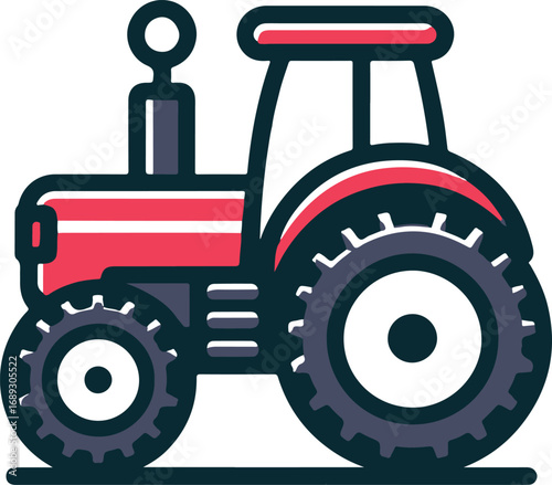 tractor vector graphic clipart design