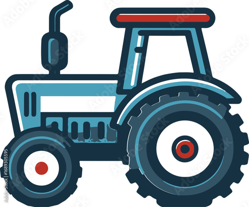 tractor vector graphic clipart design