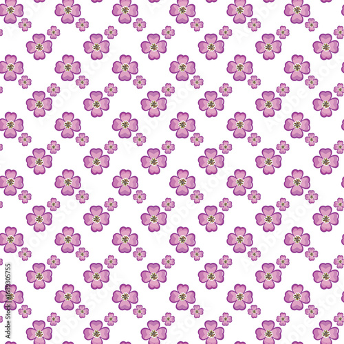 Wallpaper Mural flower pattern Torontodigital.ca