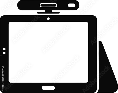 Tablet with webcam and stand technology digital