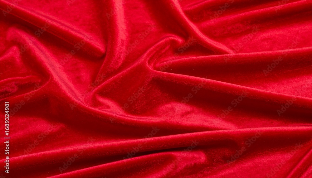Obraz premium Deep crimson velvet fabric texture