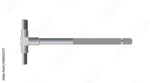Telescopic gauge – bore measuring tool for internal diameter measurement vector illustration.