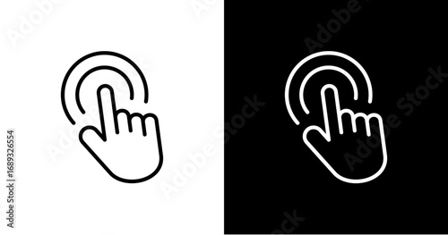 Touchscreen Icon Set Multiple Style Collection