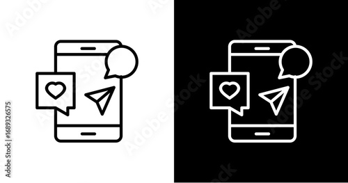 Social Media Icon Set Multiple Style Collection