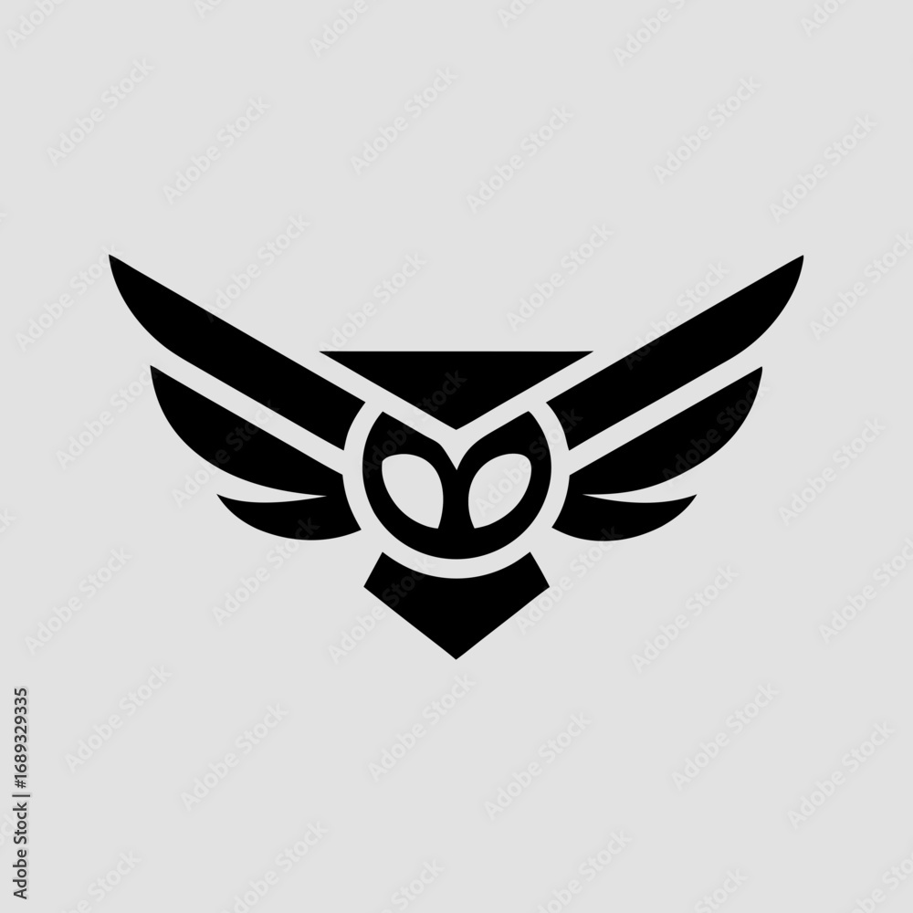 Obraz premium eagle tattoo vector illustration