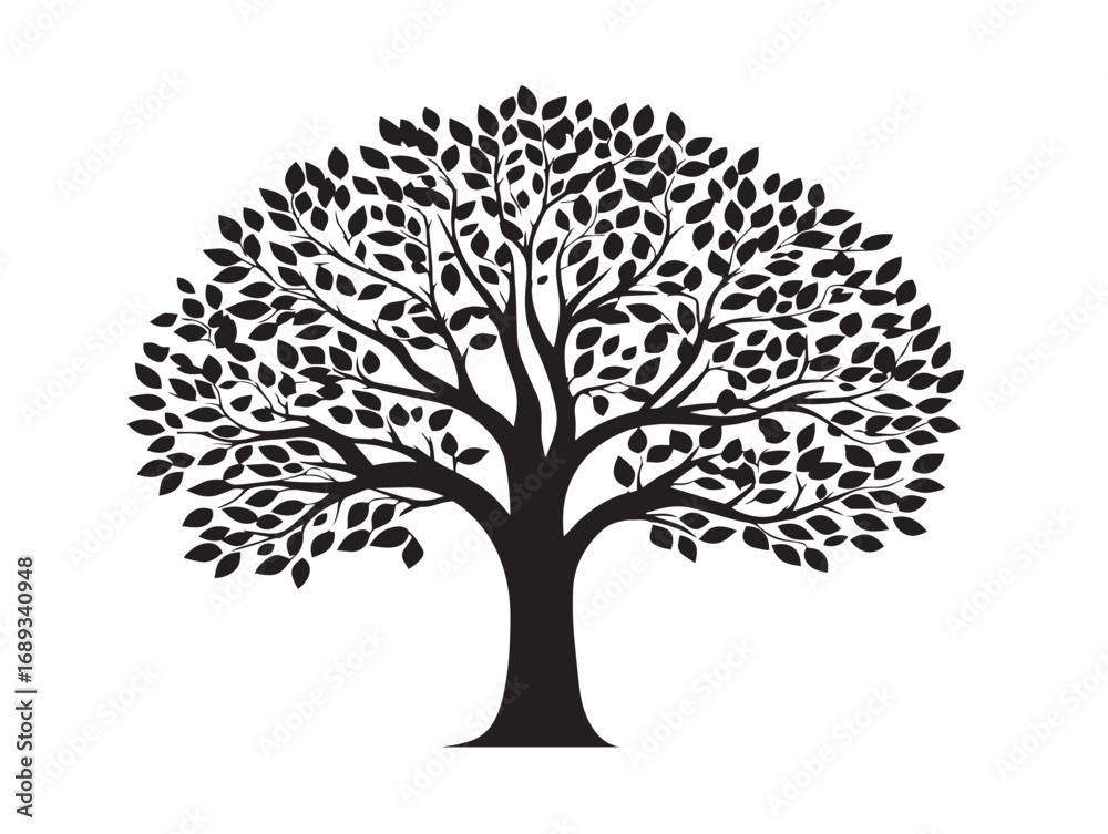 Fototapeta premium Artistic sacred tree of life symbol clean illustration