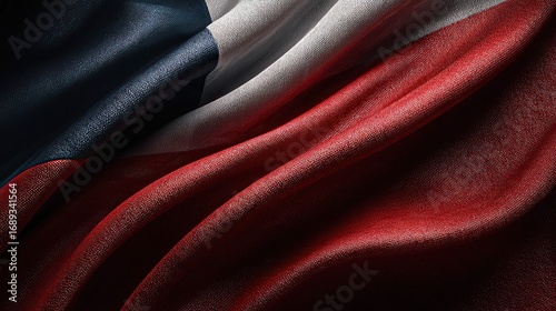 an american flag with a detailed texture that resembles a shimmering, possibly metallic material. this gives the flag a dynamic appearance as if it's waving in motion
